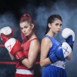 Im Boxkampf „The Great Fight“ boxen Anna Gazanis & Kathiyessir Im Boxkampf „The Great Fight“ boxen Anna Gazanis & Kathiyessir