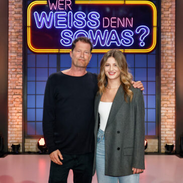 Til Schweiger und Emma Schweiger bei „Wer weiß denn sowas?“
